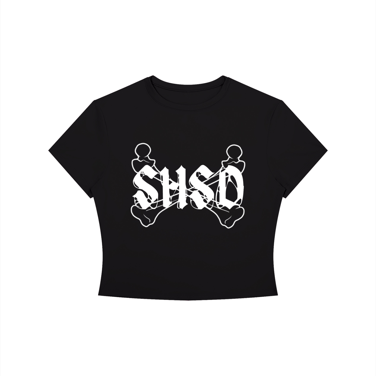 "Dead Friends" Crewneck Crop T-Shirt