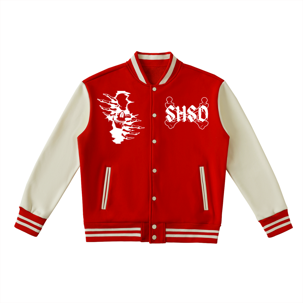"5150" Two-Tone Fleece Varsity Jacket