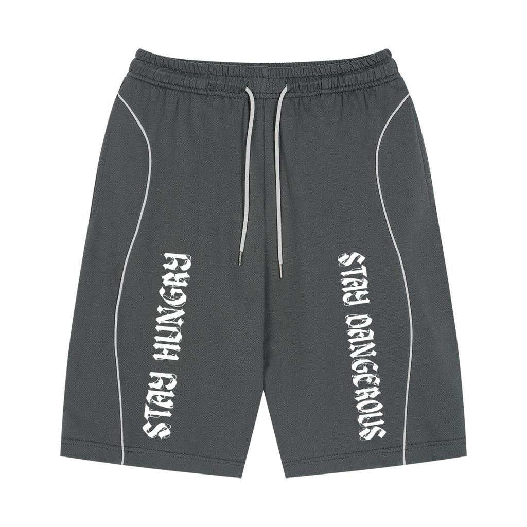 "96" Piping Drawstring Shorts