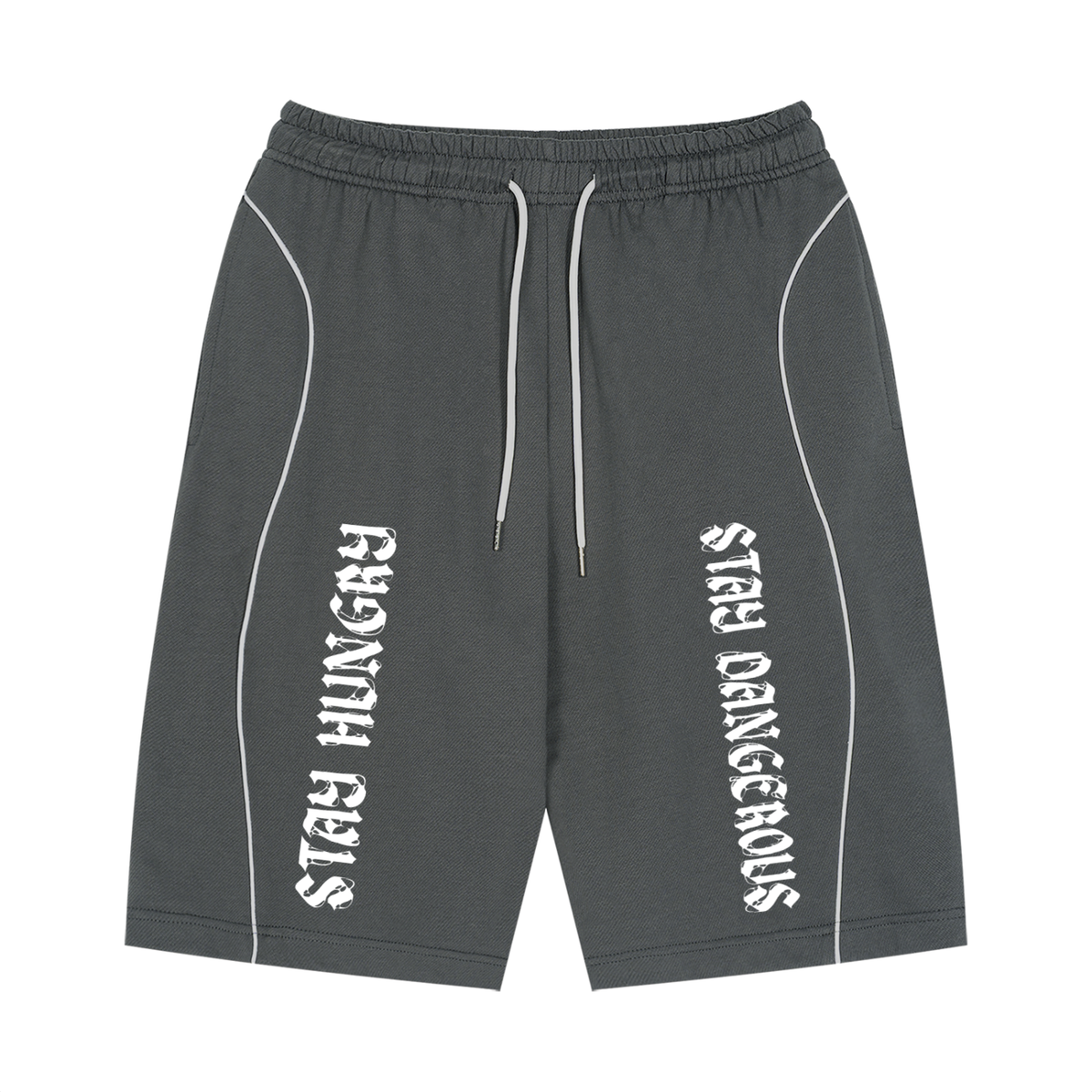 "96" Piping Drawstring Shorts