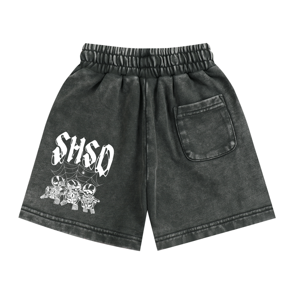 "Dead Friends" Snow Washed  Kids'/Youth Shorts