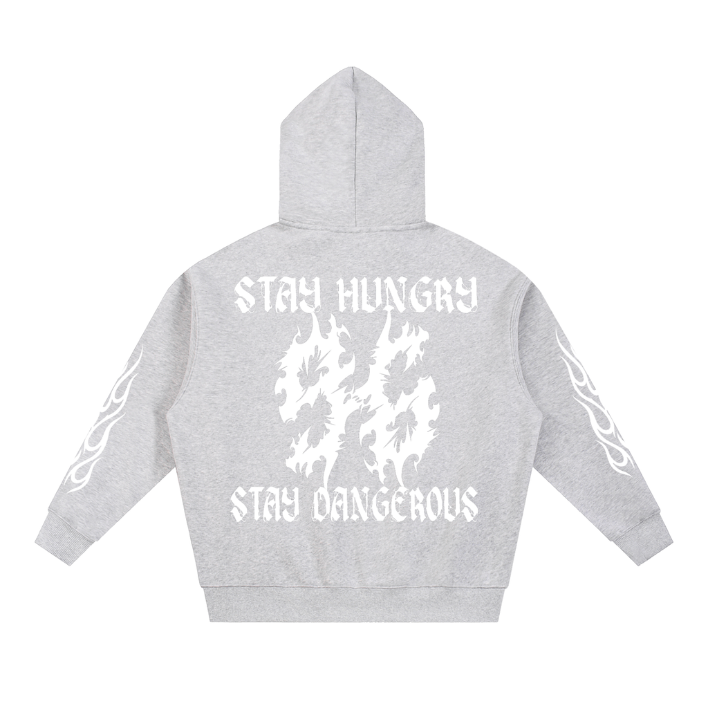 Essential "96" Oversized Fleece Boxy Hoodie