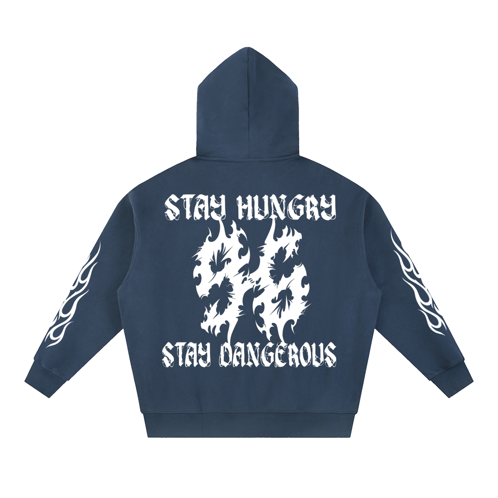 Essential "96" Oversized Fleece Boxy Hoodie