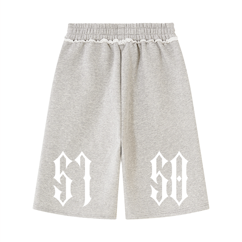"5150" Raw Edge Fleece Shorts