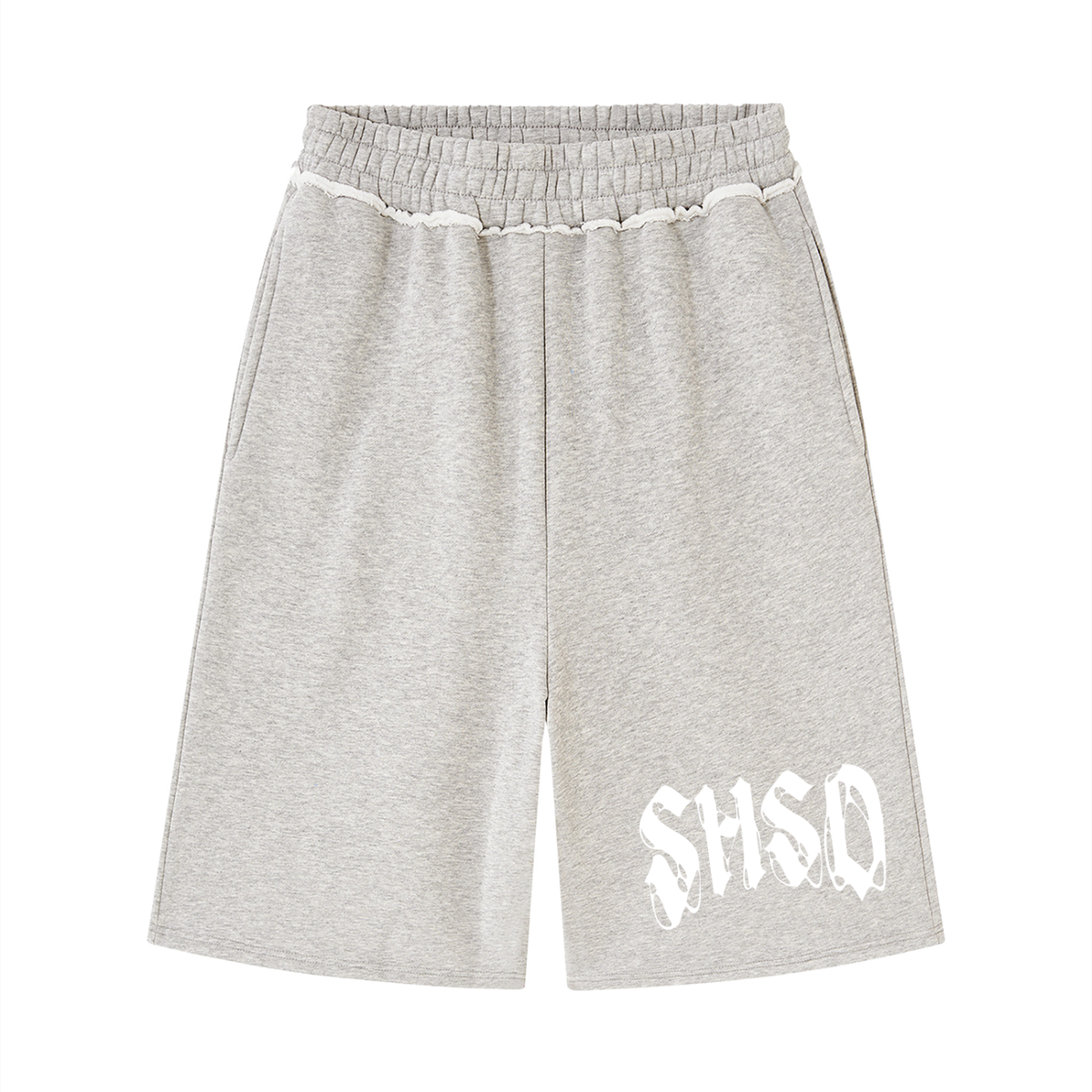 "5150" Raw Edge Fleece Shorts