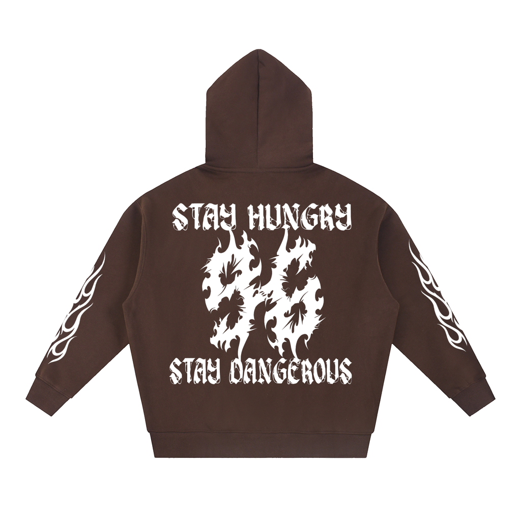 Essential "96" Oversized Fleece Boxy Hoodie