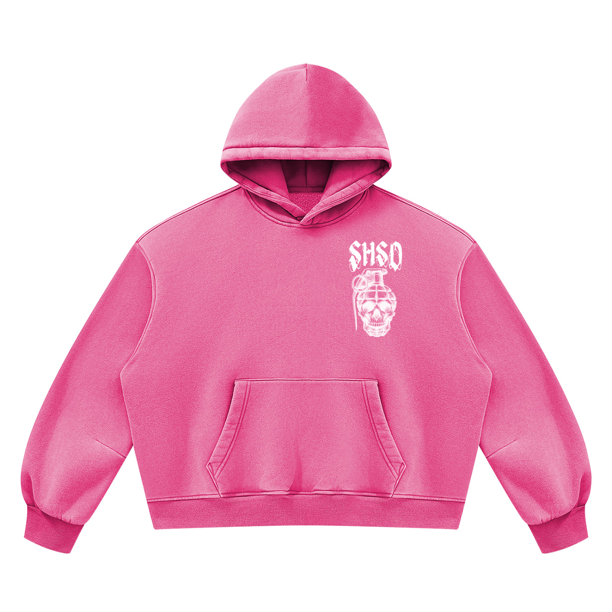 "5150" Vintage Wash Oversized Fleece Hoodie