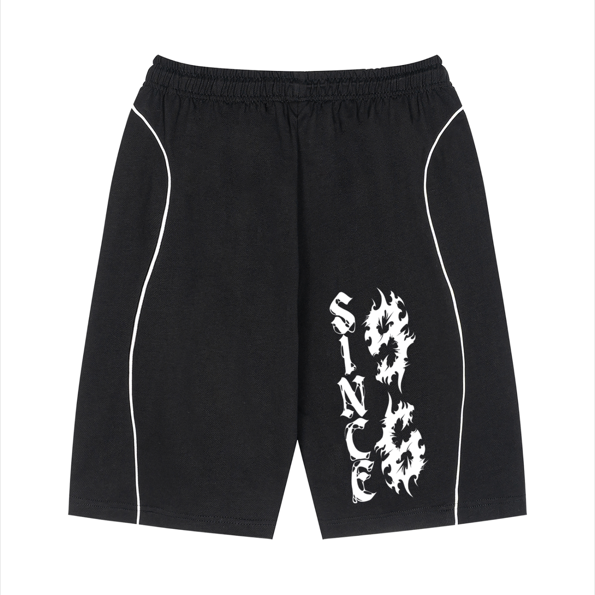 "96" Piping Drawstring Shorts