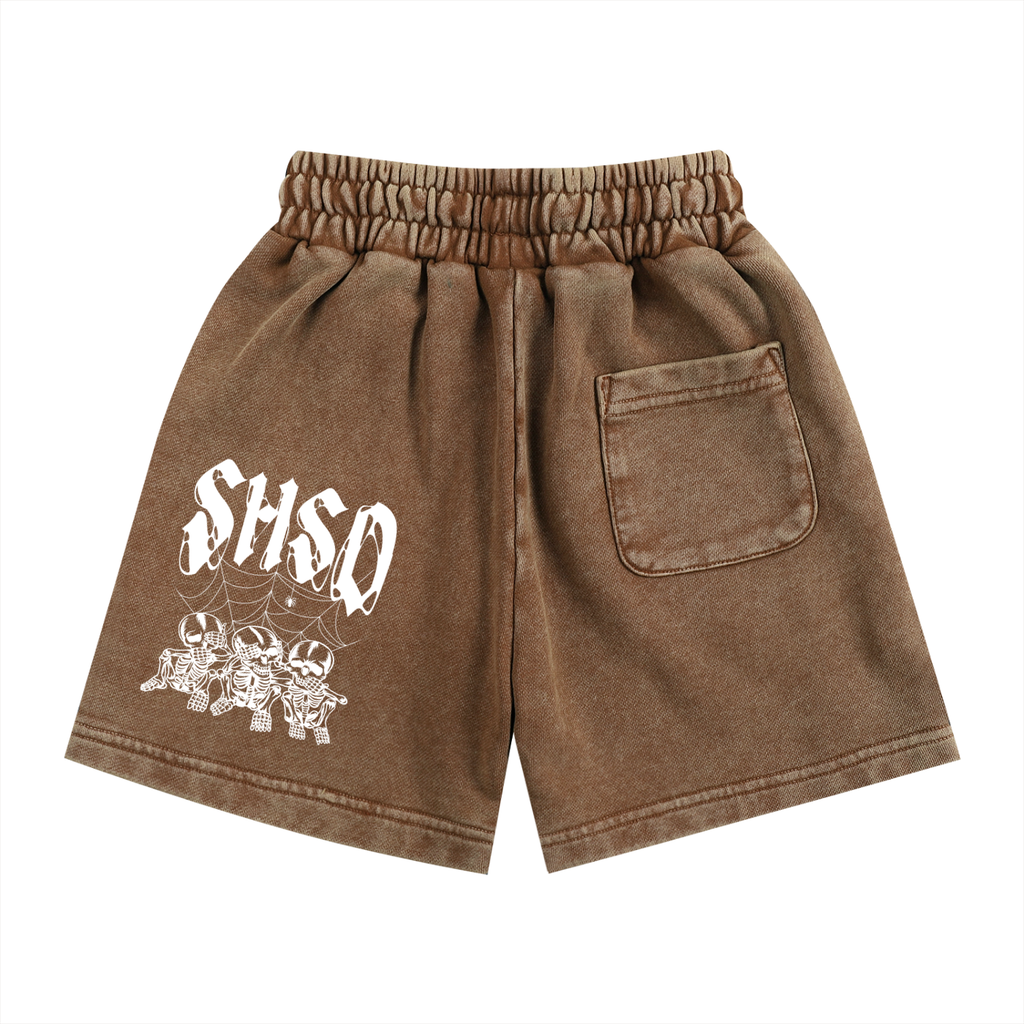 "Dead Friends" Snow Washed  Kids'/Youth Shorts