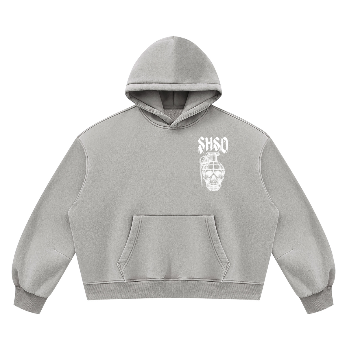 "5150" Vintage Wash Oversized Fleece Hoodie