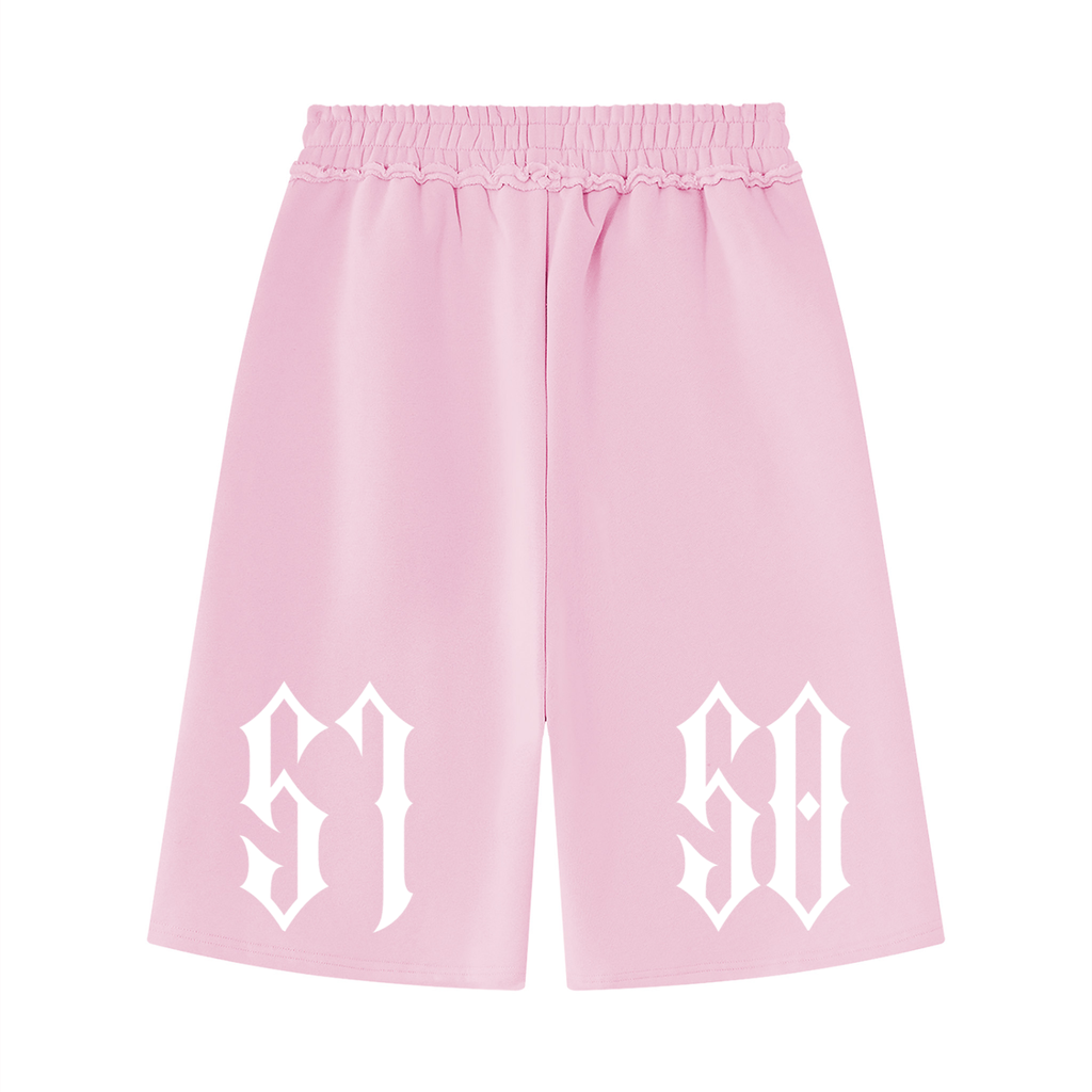 "5150" Raw Edge Fleece Shorts