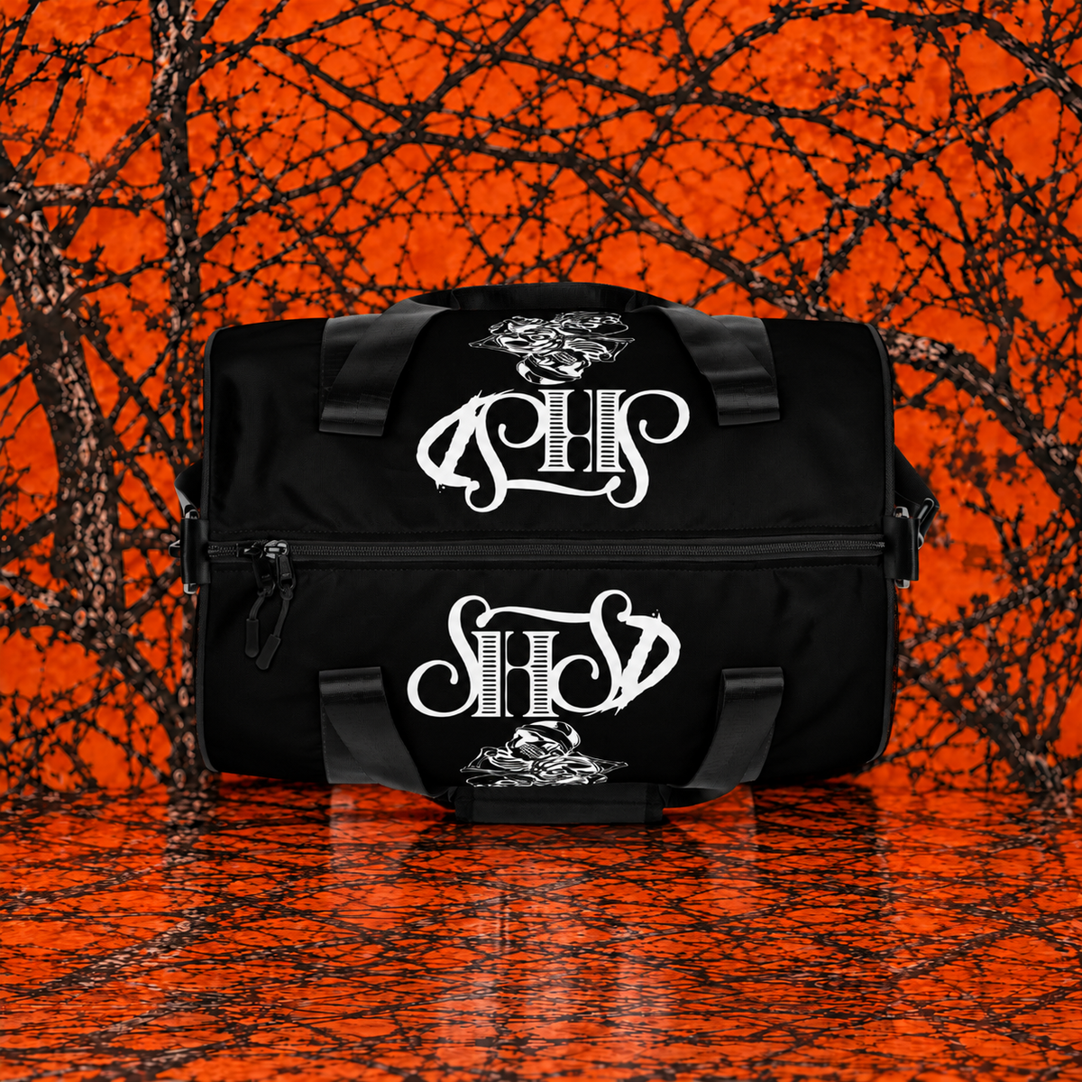 "See No Hear No" All Over Print Gym Bag