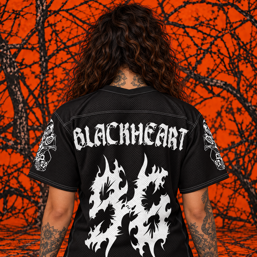 "BLACKHEART" Football Jersey