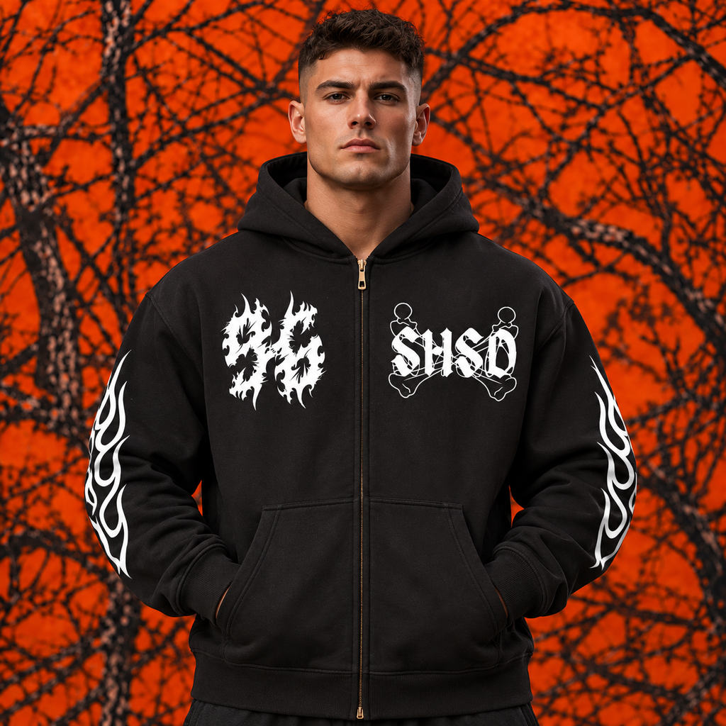 Essential "96" Oversized Fleece Boxy Hoodie