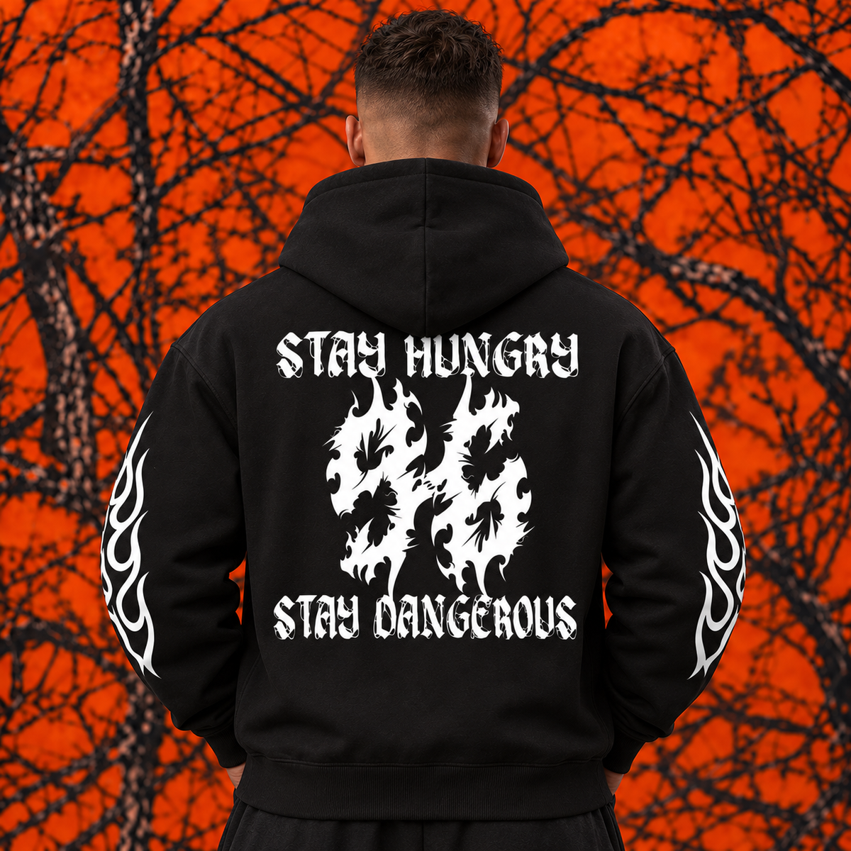 Essential "96" Oversized Fleece Boxy Hoodie