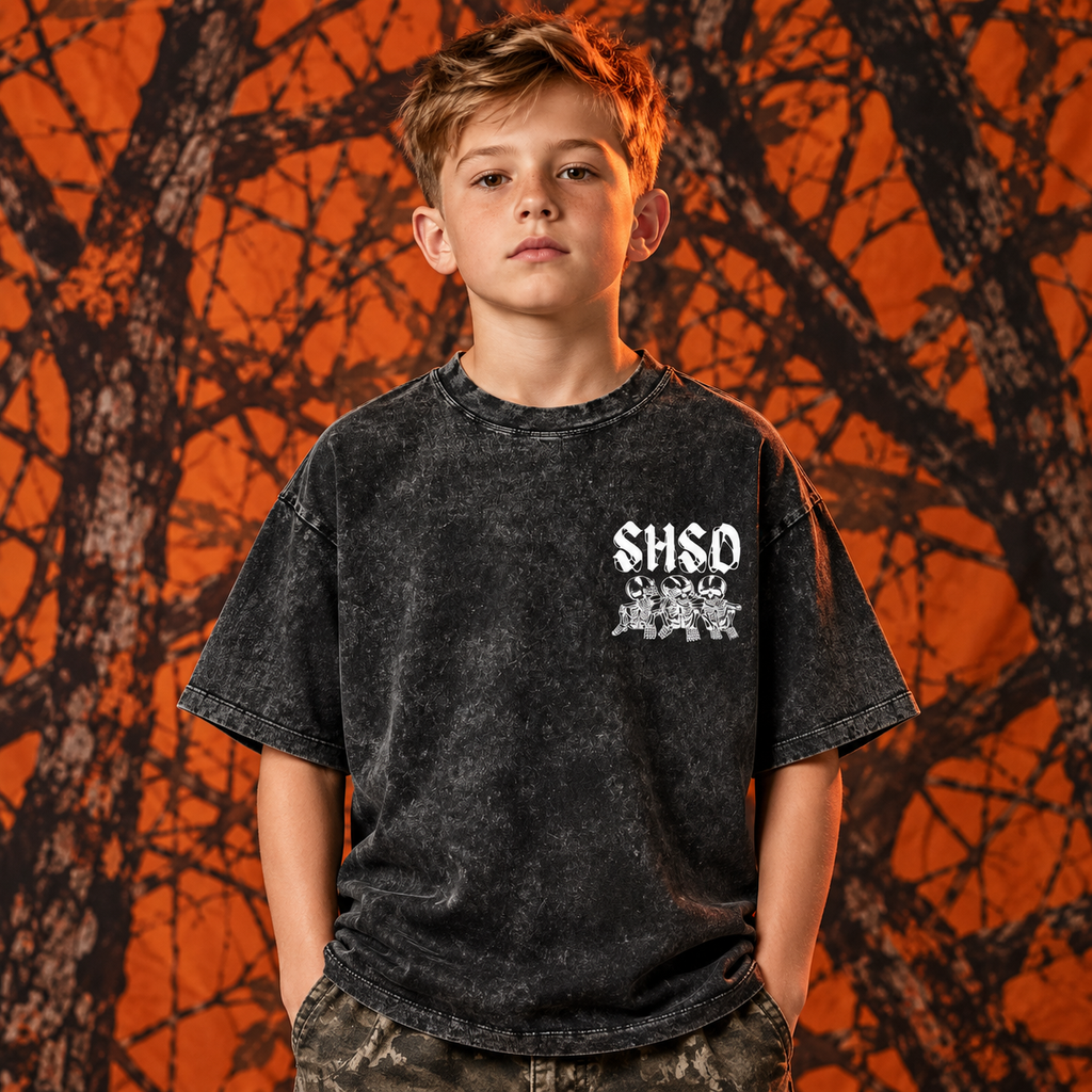 "Dead Friends" Snow Washed Kids'/Youth T-Shirt