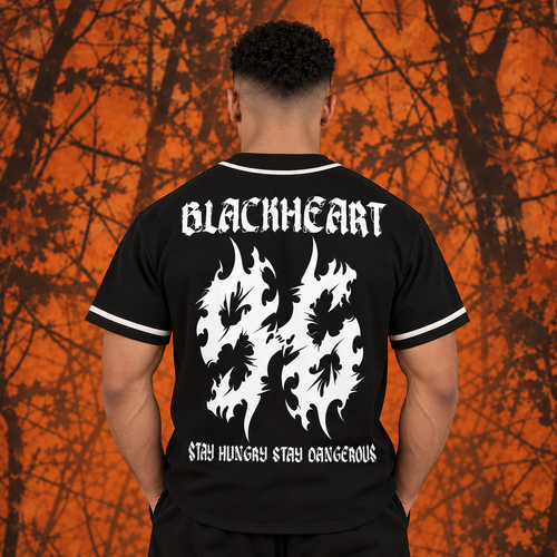 Contrast "96" Piped Button-Up Jersey