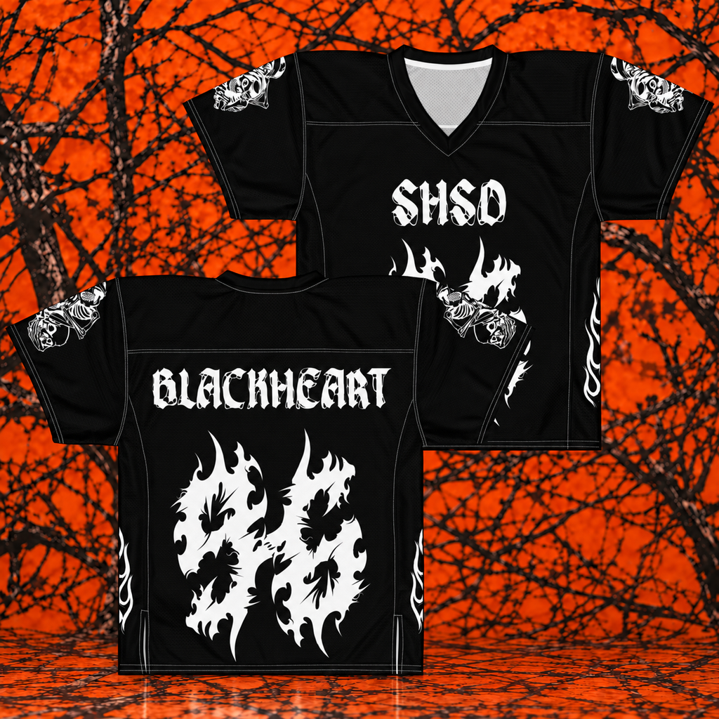 "BLACKHEART" Football Jersey