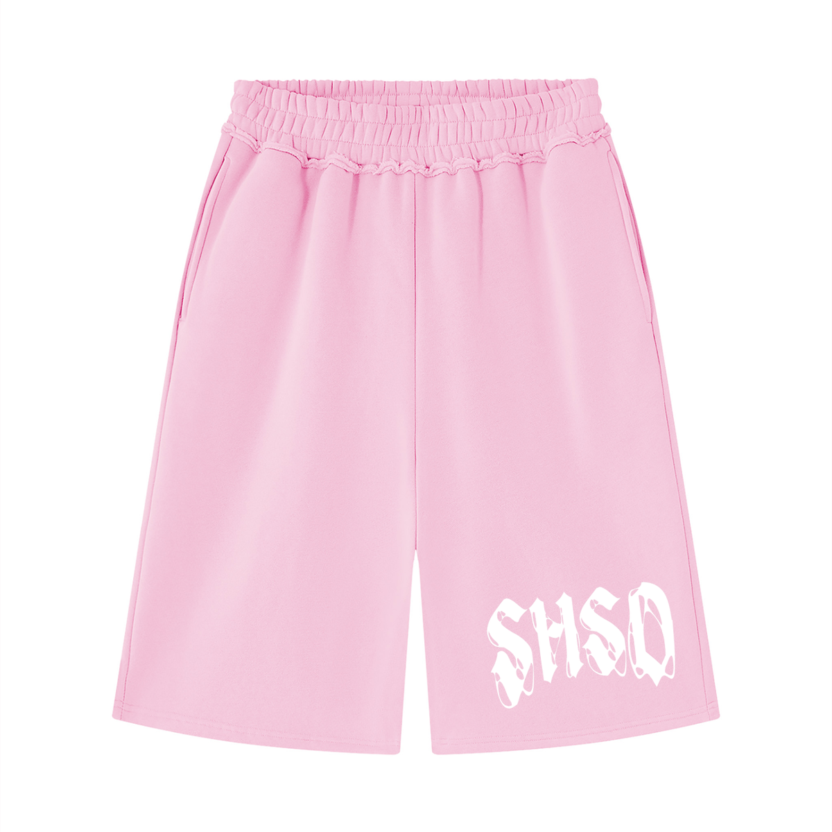 "5150" Raw Edge Fleece Shorts