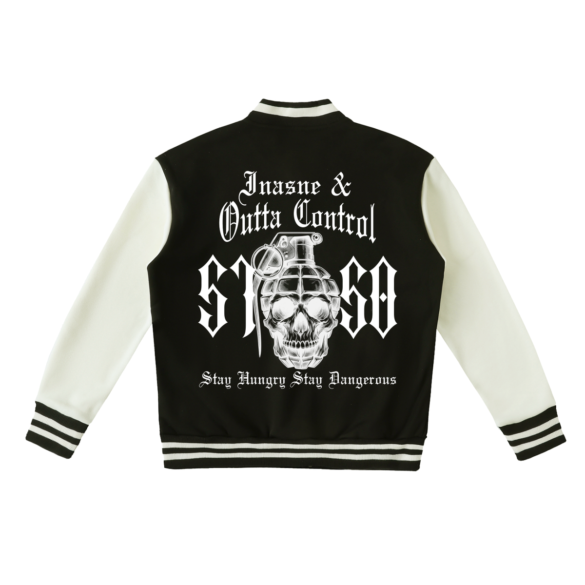 "5150" Two-Tone Fleece Varsity Jacket