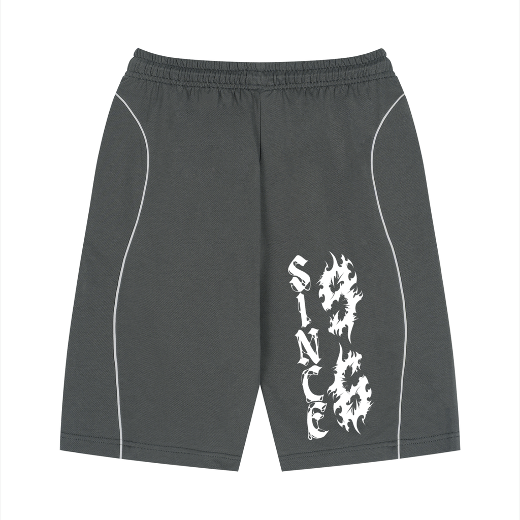 "96" Piping Drawstring Shorts