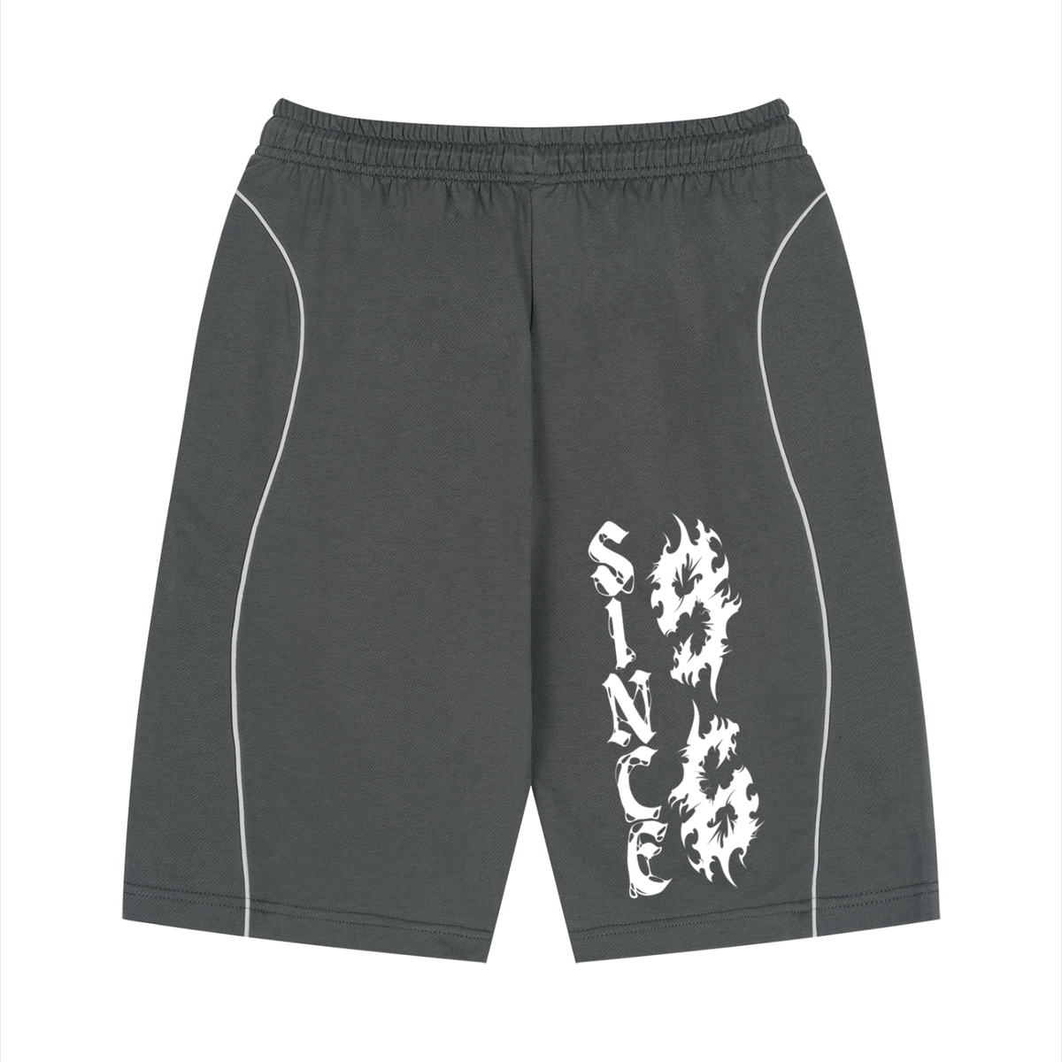 "96" Piping Drawstring Shorts