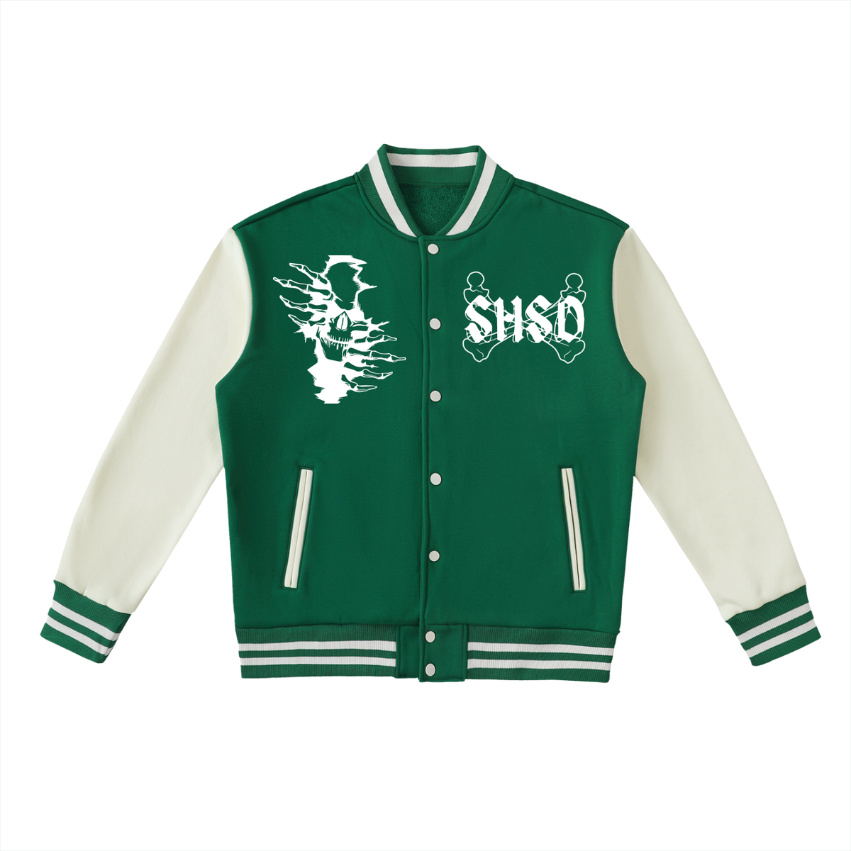 "5150" Two-Tone Fleece Varsity Jacket