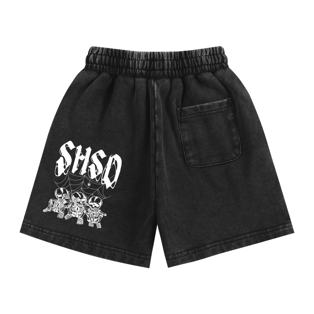 "Dead Friends" Snow Washed  Kids'/Youth Shorts