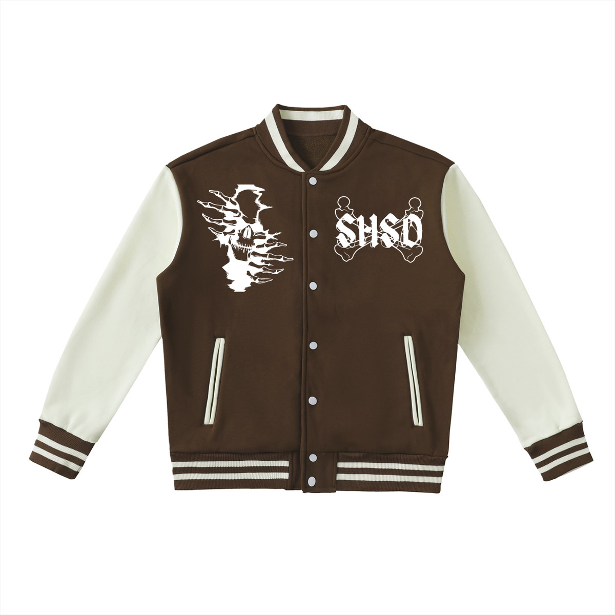 "5150" Two-Tone Fleece Varsity Jacket